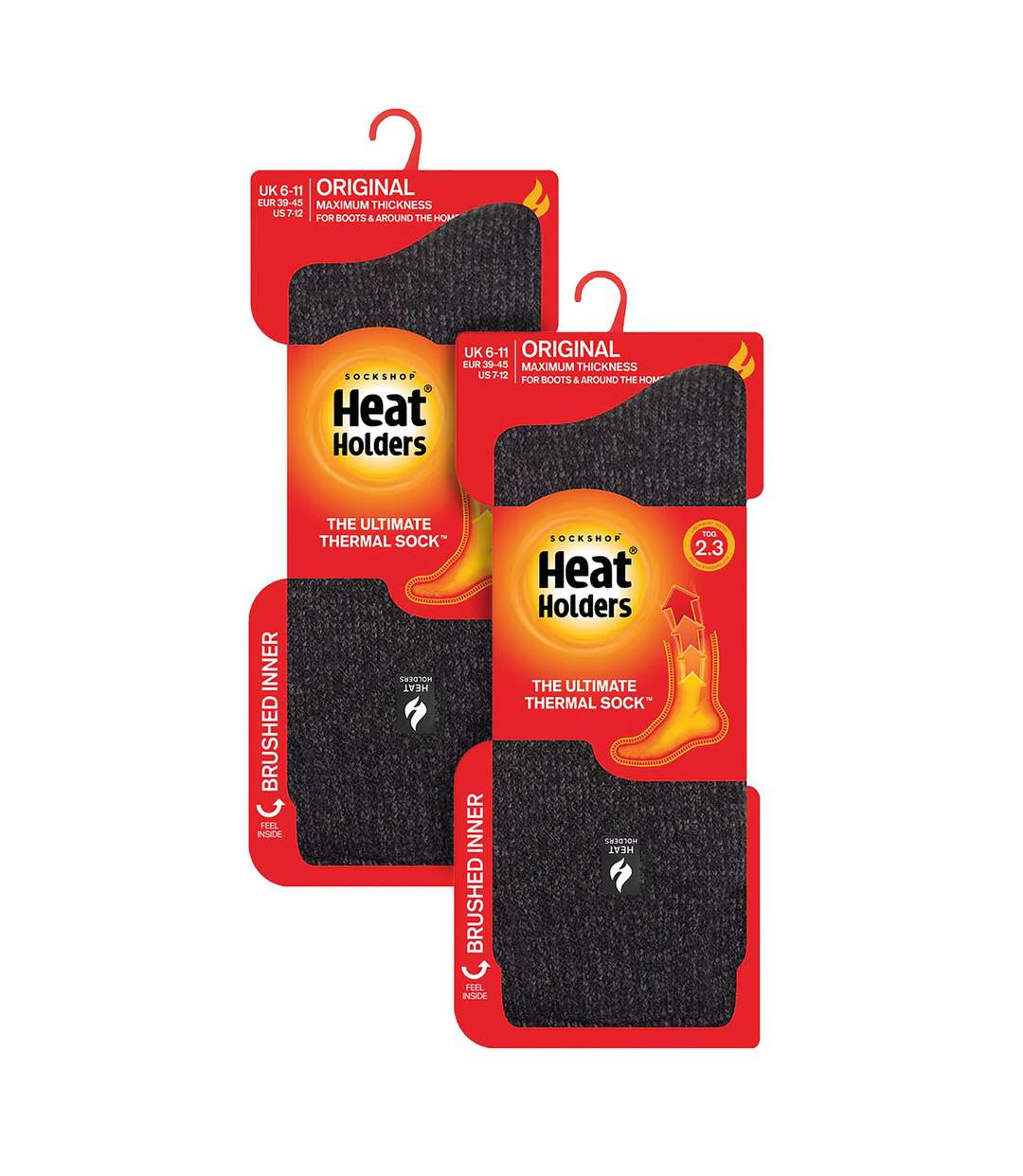 Lot de 2 chaussettes thermiques originales pour hommes-2