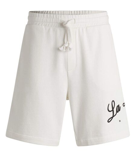 Mens Sweat Shorts Natural Hugo