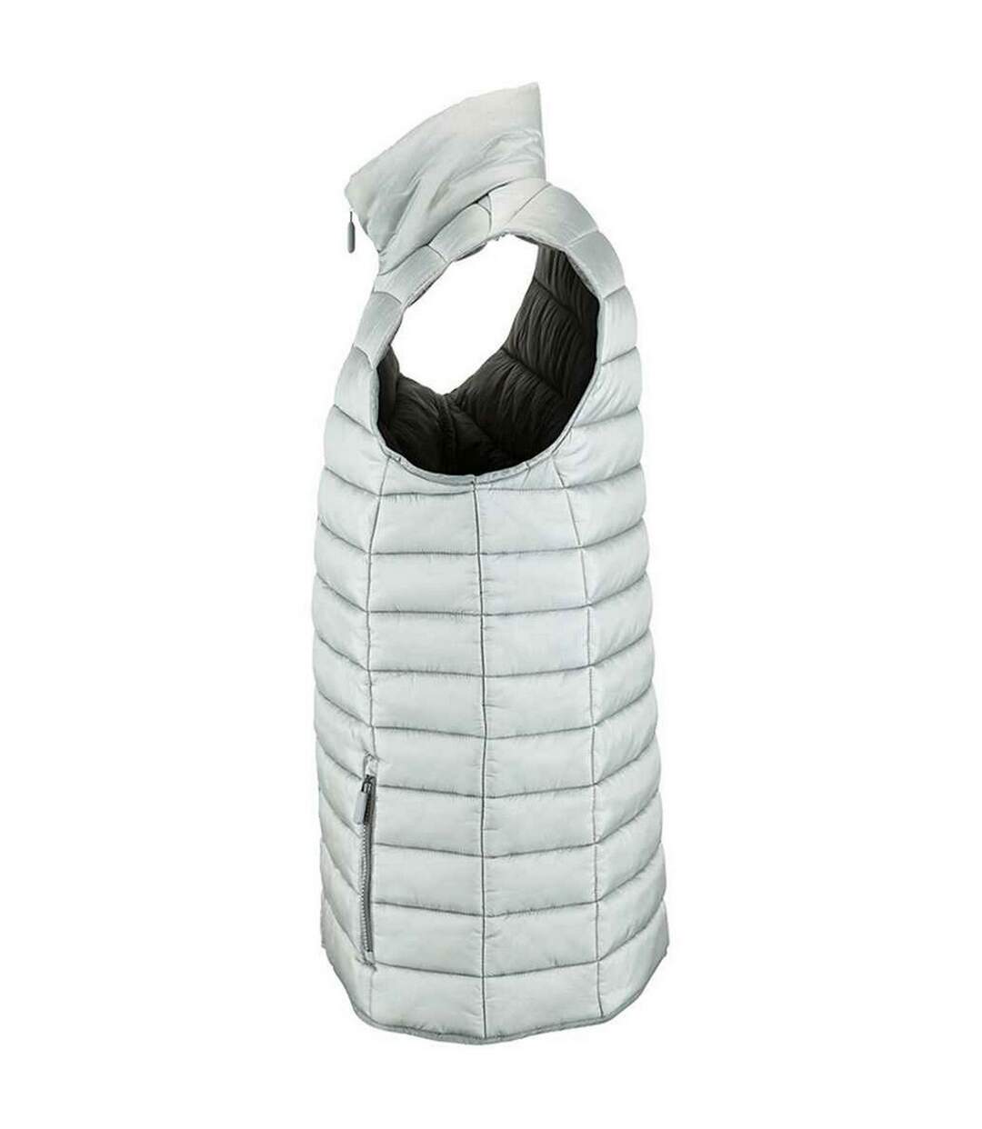 Veste Sans Manches Wave Homme Gris Métal SOLS-3