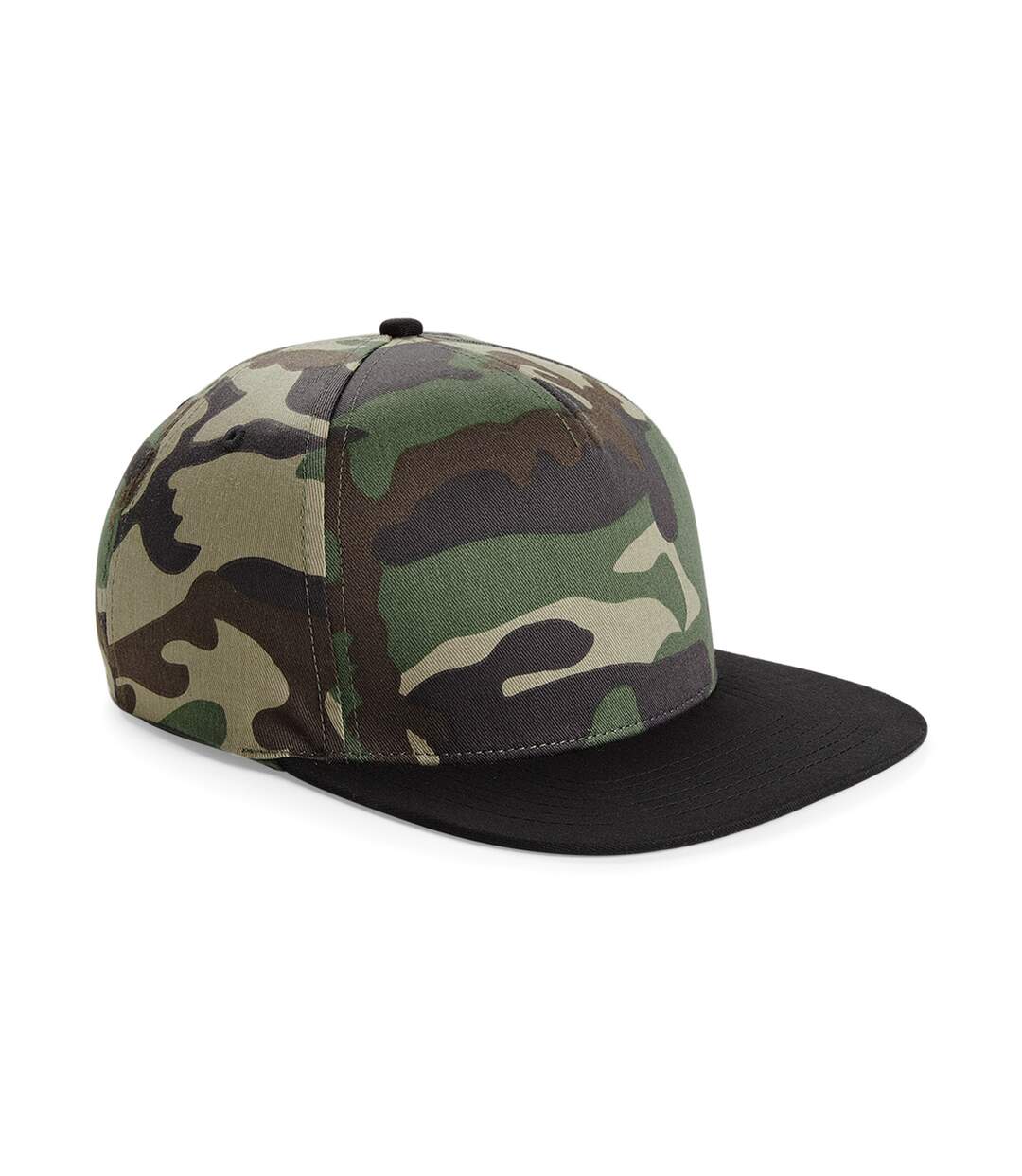 Casquette de baseball homme kaki/noir Beechfield-1