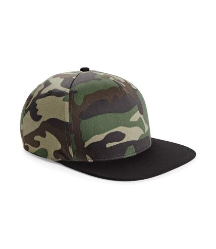 Beechfield - Lot de 2 casquettes de baseball - Homme (Camouflage jungle/Noir) - UTRW6723