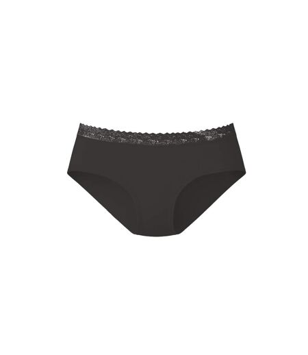 Lot de 3 culottes femme en coton uni et ceinture en dentelle Uni Pierre Cardin