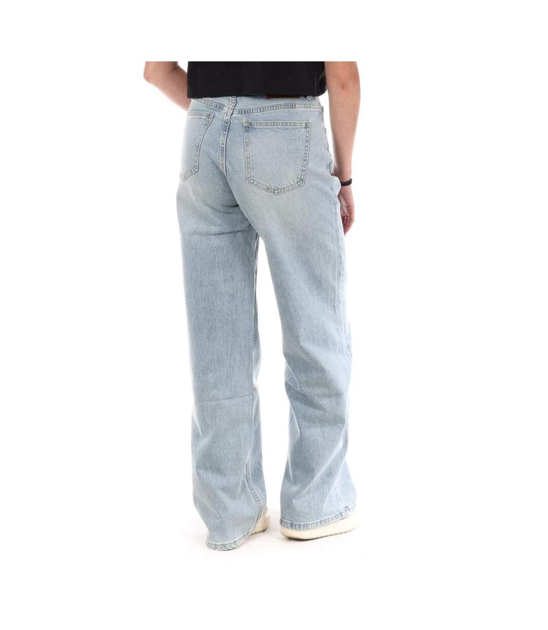 Jean loose bleu femme monday premium 3279 - l-2