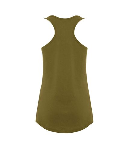 Next Level Womens/Ladies Ideal Racer Back Tank Top (Military Green)