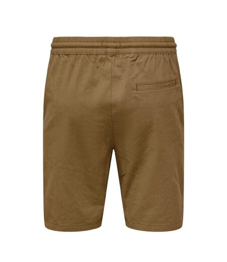 Short marron homme only & sons capri