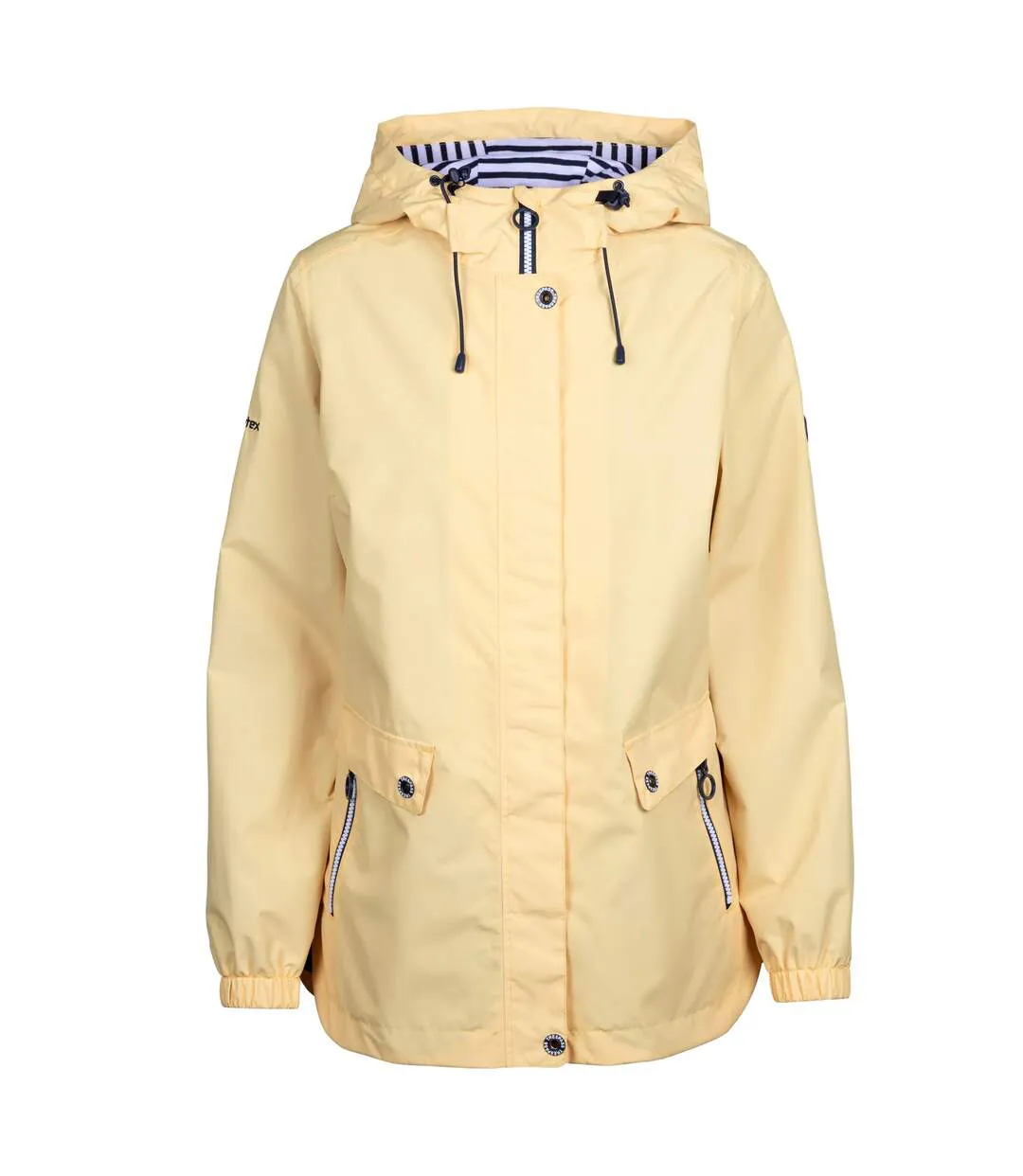 Veste Imperméable Unie Flourish Femme Jaune Pâle Trespass-2