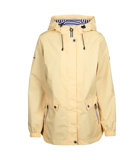 Veste Imperméable Unie Flourish Femme Jaune Pâle Trespass