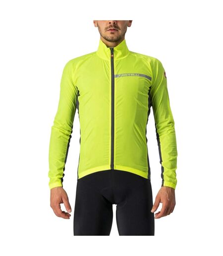 Veste De Cyclisme Squadra Homme Jaune Fluo Castelli