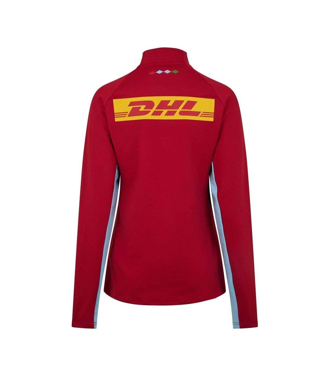 Haut De Sport Motif/style Harlequin Femme Noir Rouge Castore-2