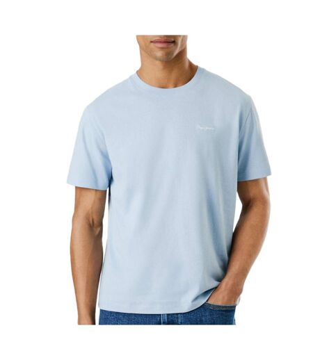 T-shirt bleu homme pepe jeans contrast connor - l