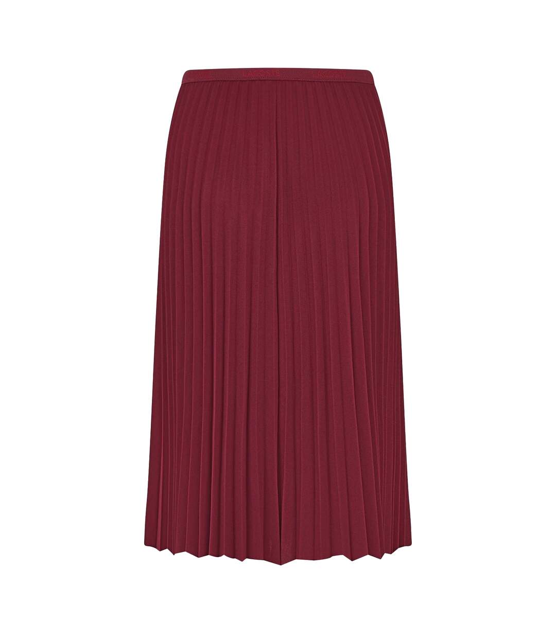 Jupe Mi-longue Femme Rouge Lacoste-3