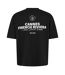 Mens Cannes Graphic Print Regular T-shirt Black Belier-3