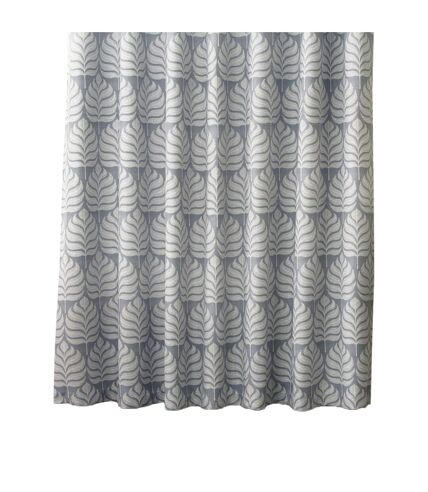 Horto eyelet curtains 90in x 54in blue Paoletti