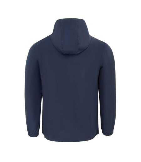 Mens Lightweight Hooded Jacket Navy Donnay