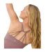 Womens/ladies Performance Plain Vest Top Dusky Purple Sweaty Betty-4
