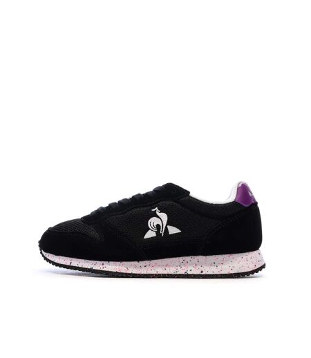 Baskets noires femme le coq sportif alpha