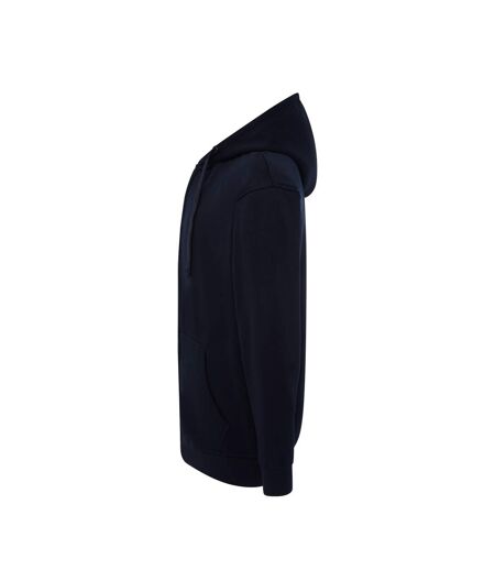 Veste À Capuche Motif/style Uni Adulte Bleu Marine JHK