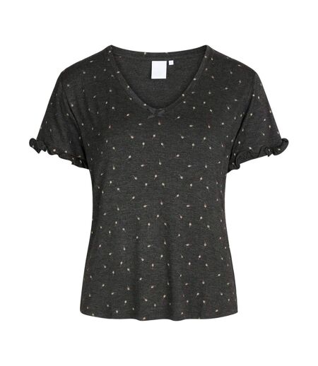 T-shirt Motif/style Fleurs Jordan Femme Gris Foncé CCDK Copenhagen