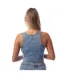 Haut Court Sans Manches Raine Femme Bleu Denim Levis-2