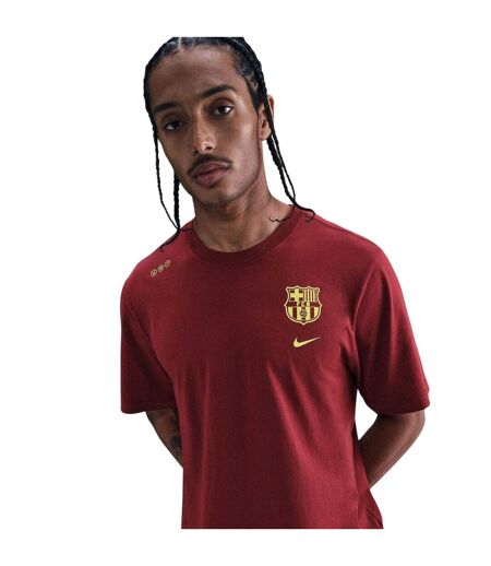 T-shirt Motif/style Fc Barcelone Homme Bordeaux Nike