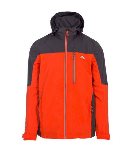 Trespass Mens Tappin Hooded Waterproof Jacket (Flame) - UTTP4745