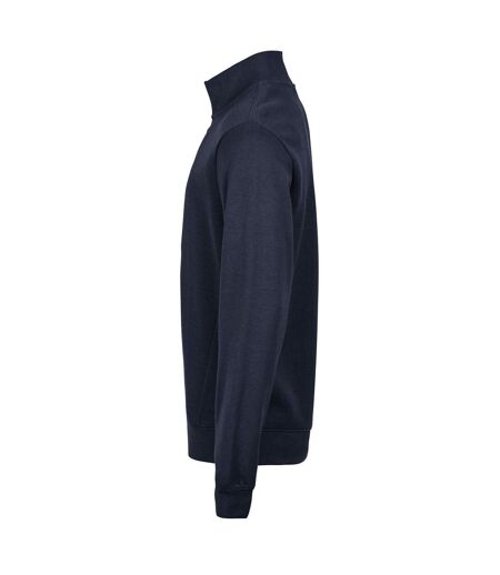 Sweat Motif/style Côtelé Homme Bleu Marine Tee Jays