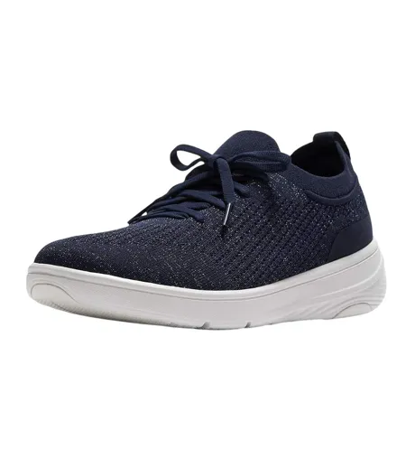 Baskets Super-q Femme Bleu Nuit Métallisé FitFlop
