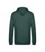 Sweat À Capuche Homme Vert Foncé B&C-2