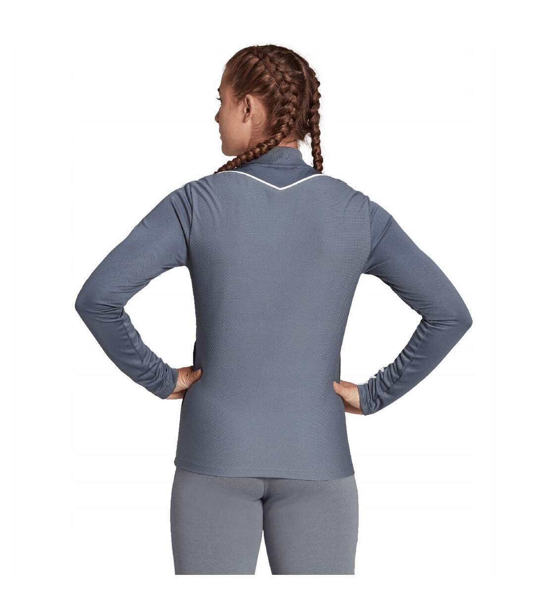 Veste Entraînement Tiro League Femme Gris Argenté Adidas-3
