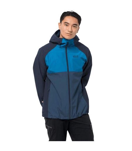 Veste Mount Isa Homme Bleu Bleu Marine Foncé Jack Wolfskin