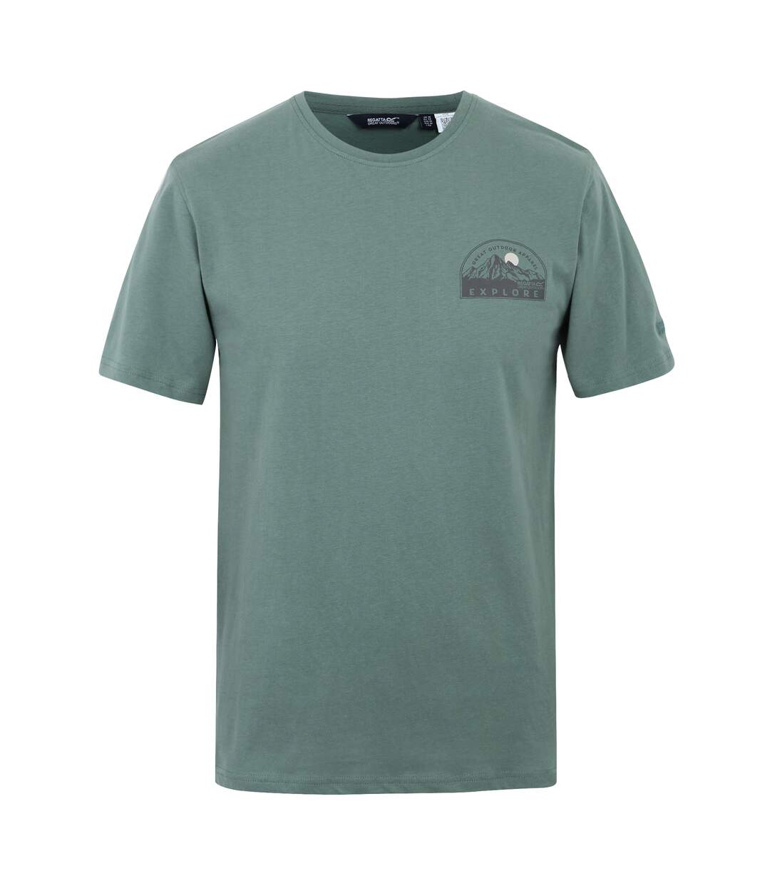 T-shirt Cline Homme Vert Sombre Regatta-1