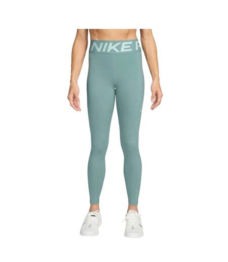 Legging Pro Femme Blanc Turquoise Nike
