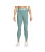 Legging Pro Femme Blanc Turquoise Nike-1