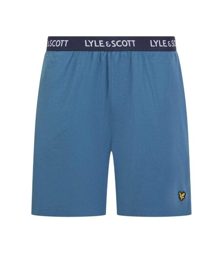 Ensemble De Pyjama Court Homme Bleu Violacé Bleu Lyle & Scott
