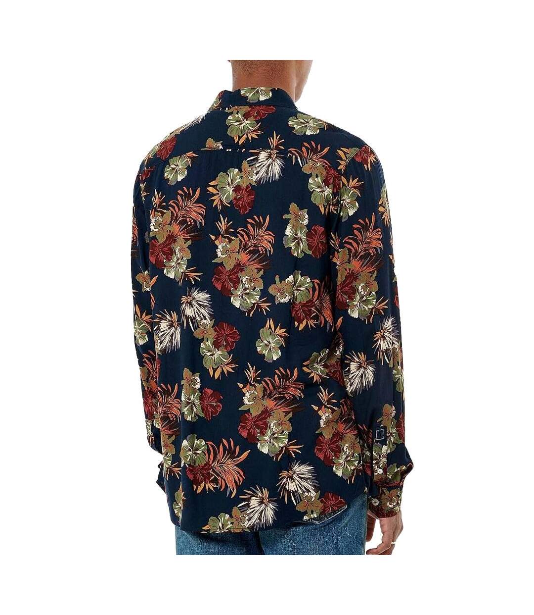 Chemise marine/bordeaux homme kaporal cool-2