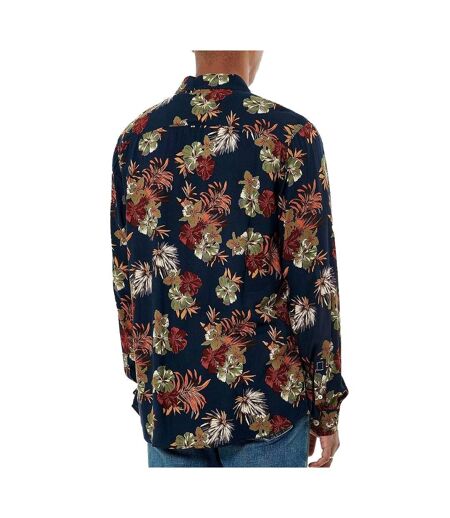 Chemise marine/bordeaux homme kaporal cool
