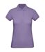 Womens/ladies inspire polo shirt millennial lilac B&C