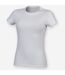 Skinni Fit Womens/Ladies Feel Good Stretch Short Sleeve T-Shirt (White) - UTRW4422