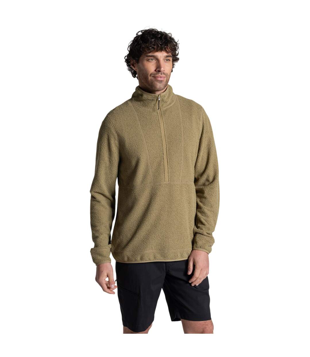 Mens Compresslite Half Zip Fleece Top Cardamom Craghoppers-4