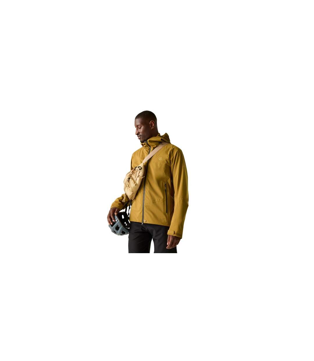 Mens Apex 3 Layer Jacket Dark Cumin Yellow Dare 2B-1
