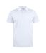 Unisex Adult Basic Active Polo Shirt White Clique-1