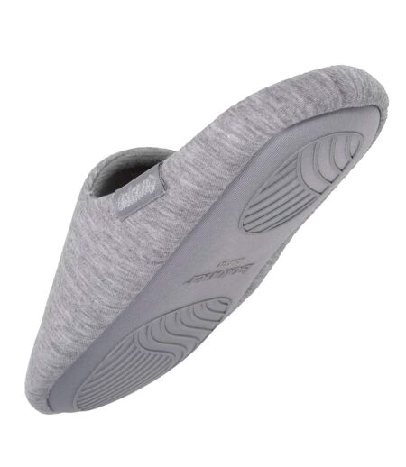 Isotoner Chaussons extra-light Mules femme jersey, semelle gomme antidérapante