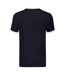 T-shirt adulte bleu marine / blanc Fruit of the Loom