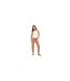 Womens/ladies Skinny Jogging Bottoms Taupe Brave Soul-1