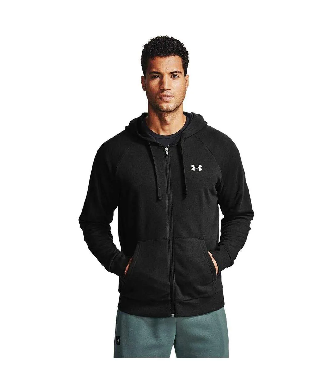 Veste À Capuche Rival Homme Noir Under Armour-1