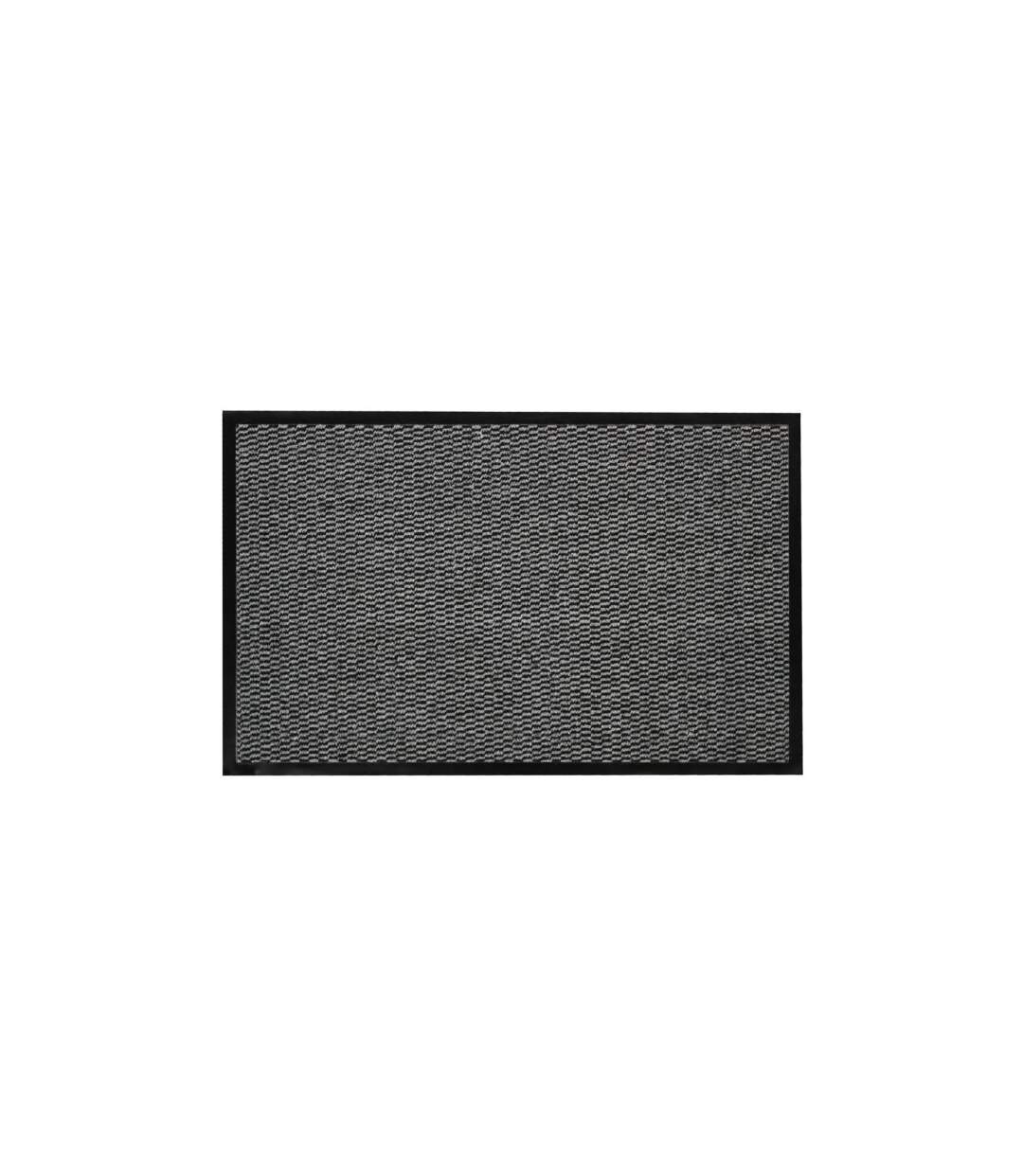 Tapis d'Entrée Anti-Poussière Julius 50x80cm Noir & Gris-1