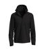 Mens lux hooded soft shell jacket black opal Stedman-1
