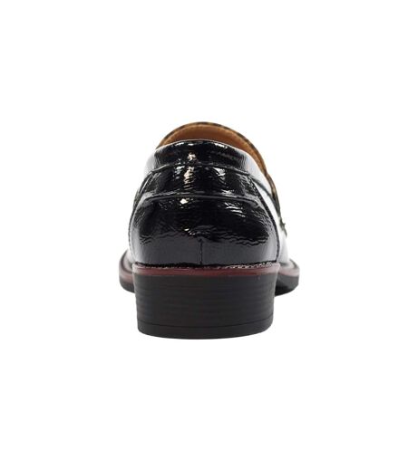 Chaussures Motif/style Verni Titan Femme Noir Lunar