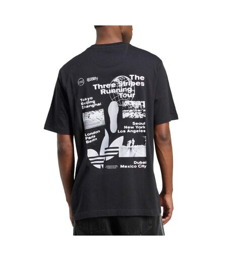 T-Shirt noir homme adidas poster