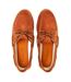 Mens Classic Nubuck Moc Toe Flat Boat Shoes Rust Timberland-3